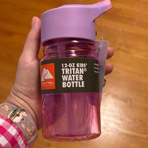 Ozark Trail Kids' Pink and Lavender Water Bottle